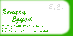 renata egyed business card